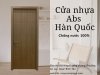 Cửa Nhựa Abs Hàn Quốc Tại Bến Lức - Chịu nước 100%